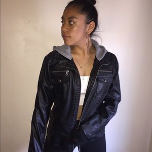 Leather jacket